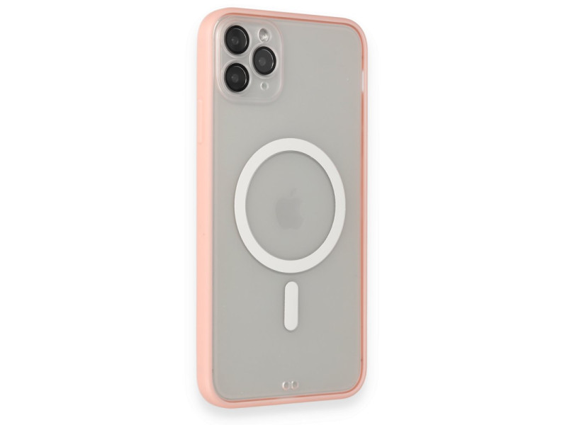 Newface iPhone 11 Pro Kılıf Grand Magneticsafe Kapak - Pembe