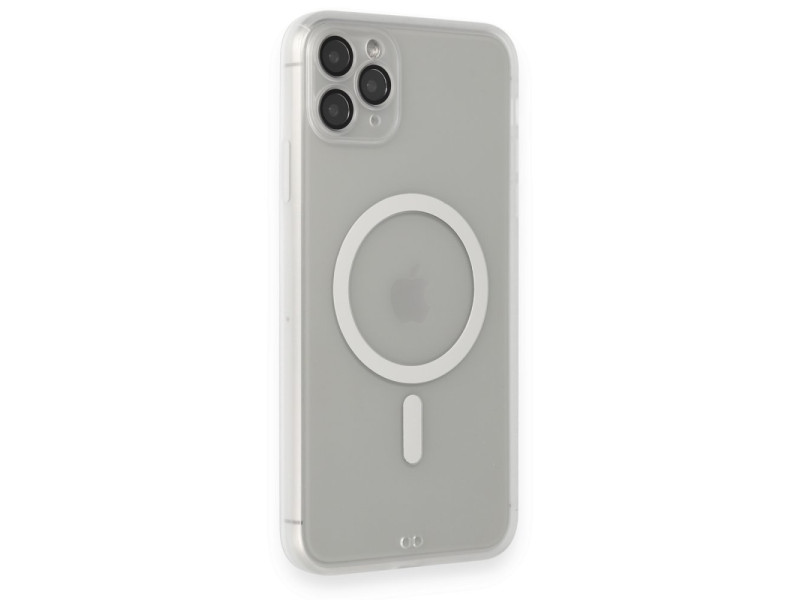 Newface iPhone 11 Pro Kılıf Grand Magneticsafe Kapak - Şeffaf