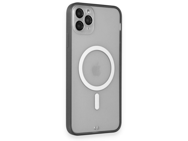 Newface iPhone 11 Pro Kılıf Grand Magneticsafe Kapak - Siyah