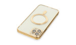 Newface iPhone 11 Pro Kılıf Kross Magneticsafe Kapak - Gold