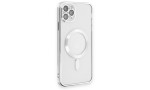 Newface iPhone 11 Pro Kılıf Kross Magneticsafe Kapak - Gümüş