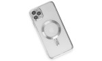 Newface iPhone 11 Pro Kılıf Kross Magneticsafe Kapak - Gümüş