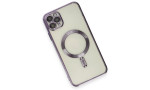 Newface iPhone 11 Pro Kılıf Kross Magneticsafe Kapak - Mor