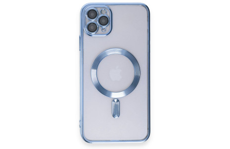 Newface iPhone 11 Pro Kılıf Kross Magneticsafe Kapak - Sierra Blue