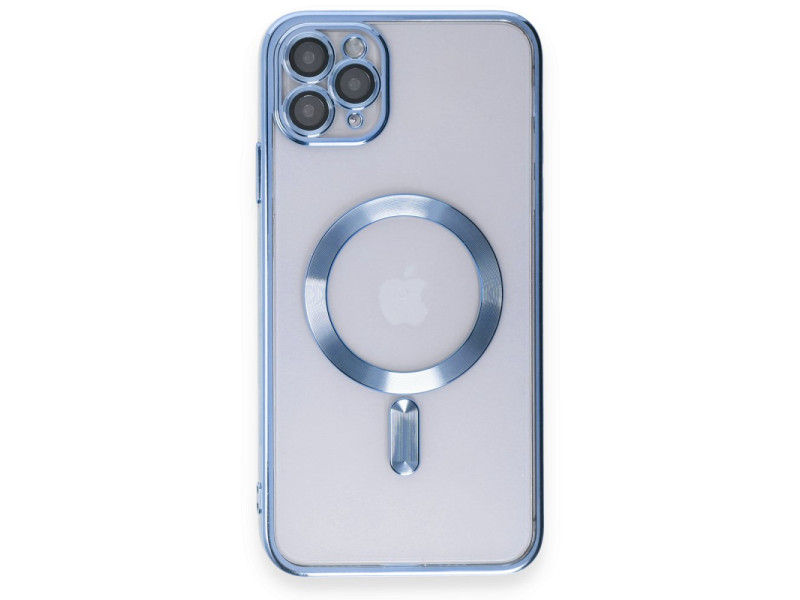 Newface iPhone 11 Pro Kılıf Kross Magneticsafe Kapak - Sierra Blue