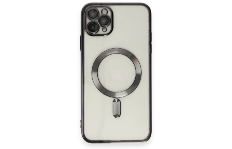 Newface iPhone 11 Pro Kılıf Kross Magneticsafe Kapak - Siyah