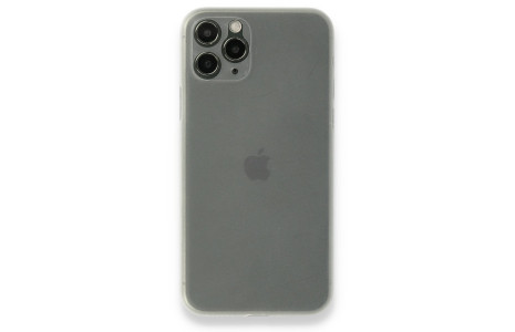 Newface iPhone 11 Pro Kılıf PP Ultra İnce Kapak - Beyaz