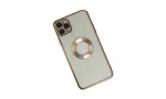 Newface iPhone 11 Pro Kılıf Slot Silikon - Gold