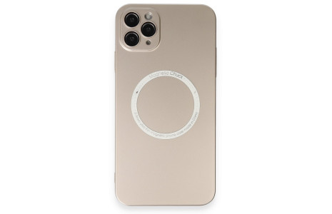 Newface iPhone 11 Pro Max Kılıf Jack Magneticsafe Lens Silikon - Gold