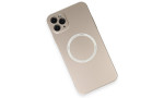 Newface iPhone 11 Pro Max Kılıf Jack Magneticsafe Lens Silikon - Gold