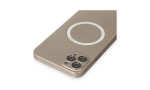Newface iPhone 11 Pro Max Kılıf Jack Magneticsafe Lens Silikon - Gold