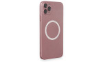 Newface iPhone 11 Pro Max Kılıf Jack Magneticsafe Lens Silikon - Rose Gold