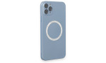 Newface iPhone 11 Pro Max Kılıf Jack Magneticsafe Lens Silikon - Sierra Blue