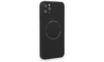 Newface iPhone 11 Pro Max Kılıf Jack Magneticsafe Lens Silikon - Siyah