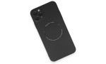 Newface iPhone 11 Pro Max Kılıf Jack Magneticsafe Lens Silikon - Siyah
