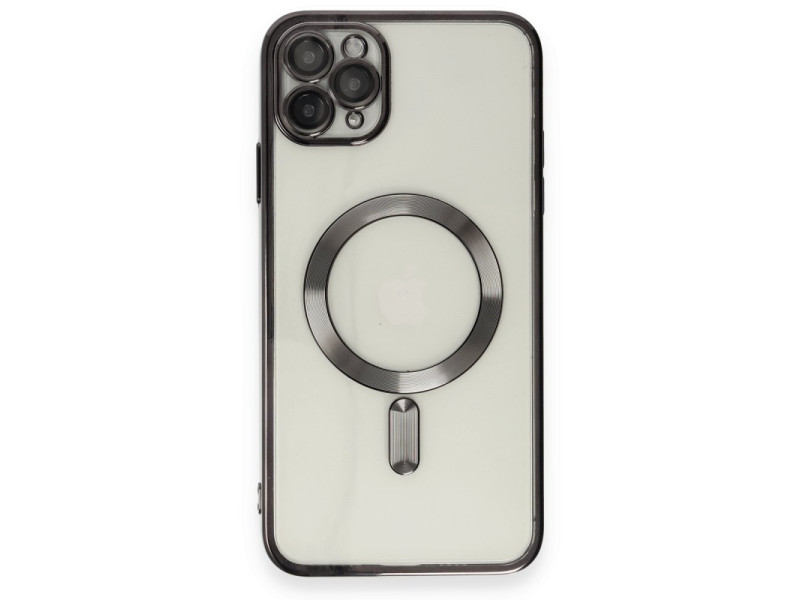 Newface iPhone 11 Pro Max Kılıf Kross Magneticsafe Kapak - Siyah