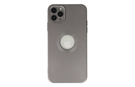 Newface iPhone 11 Pro Max Kılıf Vamos Lens Silikon - Gri