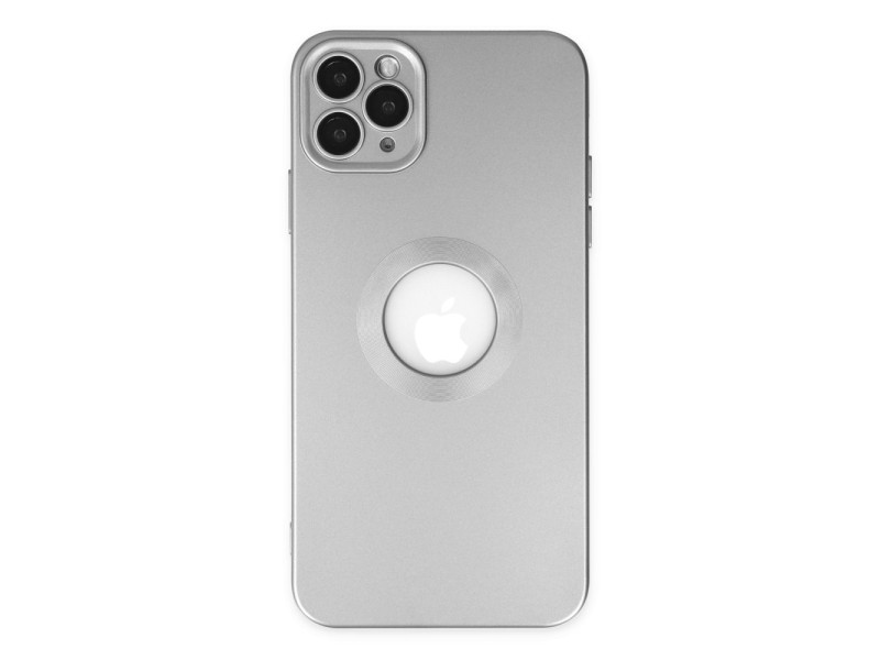 Newface iPhone 11 Pro Max Kılıf Vamos Lens Silikon - Gümüş