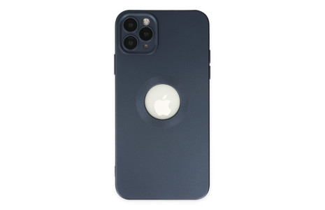Newface iPhone 11 Pro Max Kılıf Vamos Lens Silikon - Lacivert