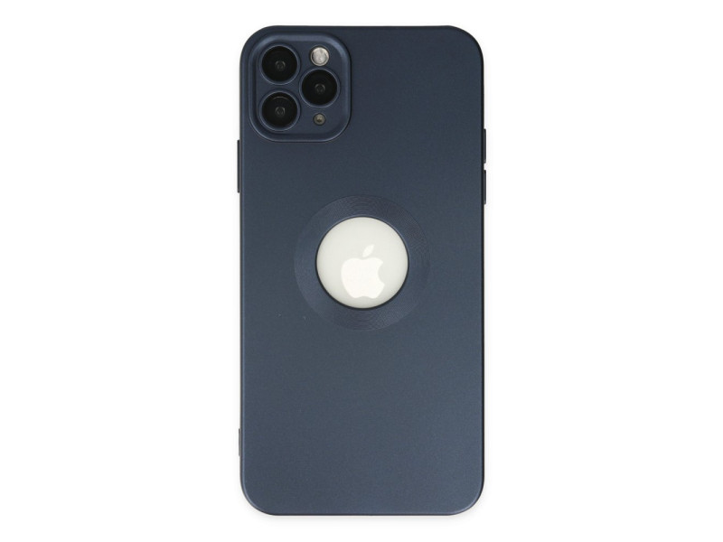 Newface iPhone 11 Pro Max Kılıf Vamos Lens Silikon - Lacivert