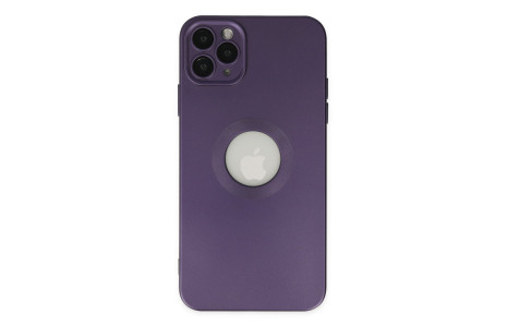 Newface iPhone 11 Pro Max Kılıf Vamos Lens Silikon - Mor