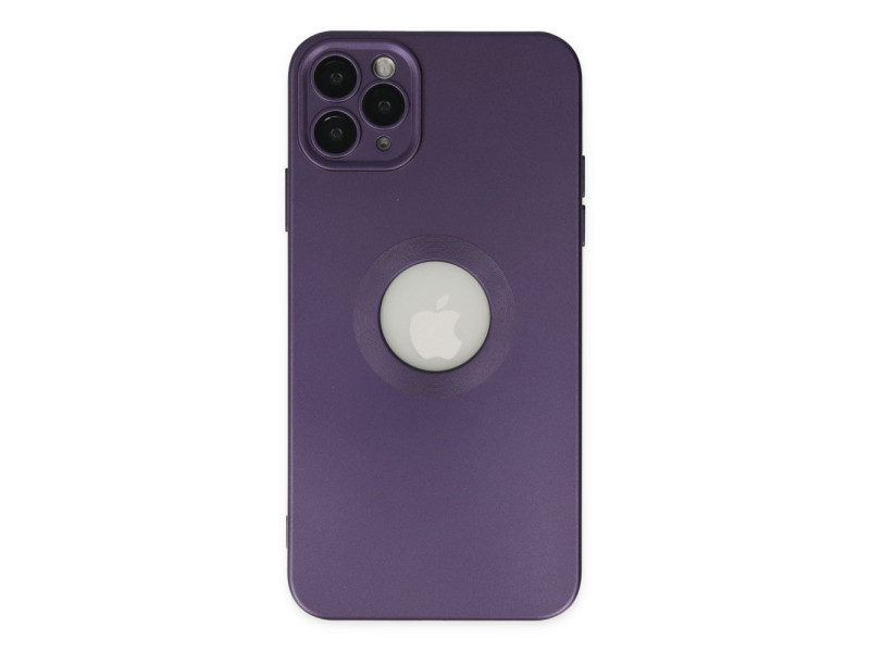 Newface iPhone 11 Pro Max Kılıf Vamos Lens Silikon - Mor