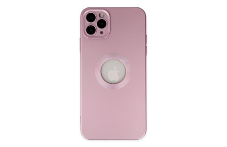 Newface iPhone 11 Pro Max Kılıf Vamos Lens Silikon - Rose Gold