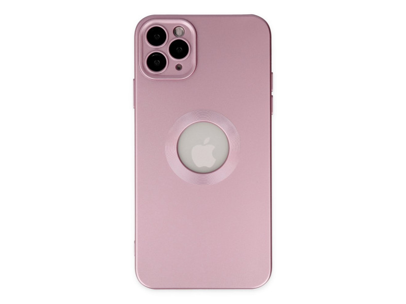 Newface iPhone 11 Pro Max Kılıf Vamos Lens Silikon - Rose Gold