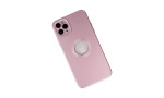 Newface iPhone 11 Pro Max Kılıf Vamos Lens Silikon - Rose Gold