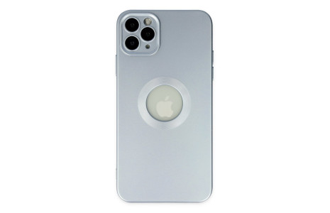 Newface iPhone 11 Pro Max Kılıf Vamos Lens Silikon - Sierra Blue