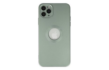 Newface iPhone 11 Pro Max Kılıf Vamos Lens Silikon - Yeşil