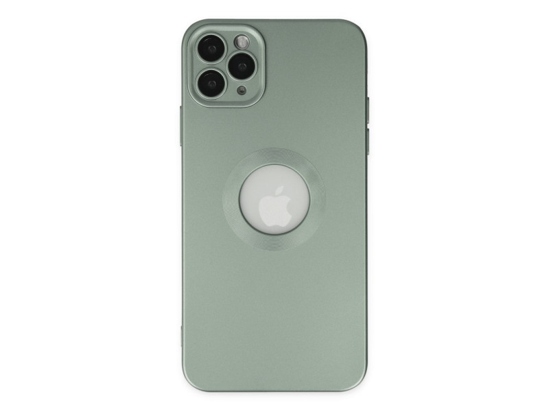 Newface iPhone 11 Pro Max Kılıf Vamos Lens Silikon - Yeşil