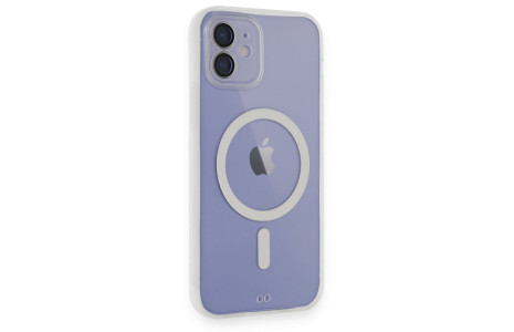 Newface iPhone 12 Kılıf Grand Magneticsafe Kapak - Şeffaf