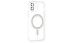 Newface iPhone 12 Kılıf Grand Magneticsafe Kapak - Şeffaf