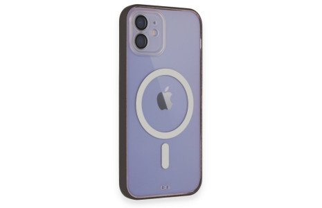 Newface iPhone 12 Kılıf Grand Magneticsafe Kapak - Siyah