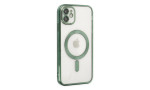 Newface iPhone 12 Kılıf Kross Magneticsafe Kapak - Koyu Yeşil