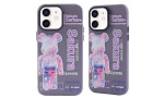 Newface iPhone 12 Kılıf Prada Desenli Kapak - Prada Mor - 1