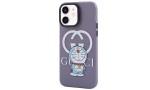 Newface iPhone 12 Kılıf Prada Desenli Kapak - Prada Mor - 3