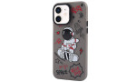 Newface iPhone 12 Kılıf Prada Desenli Kapak - Prada Siyah - 1