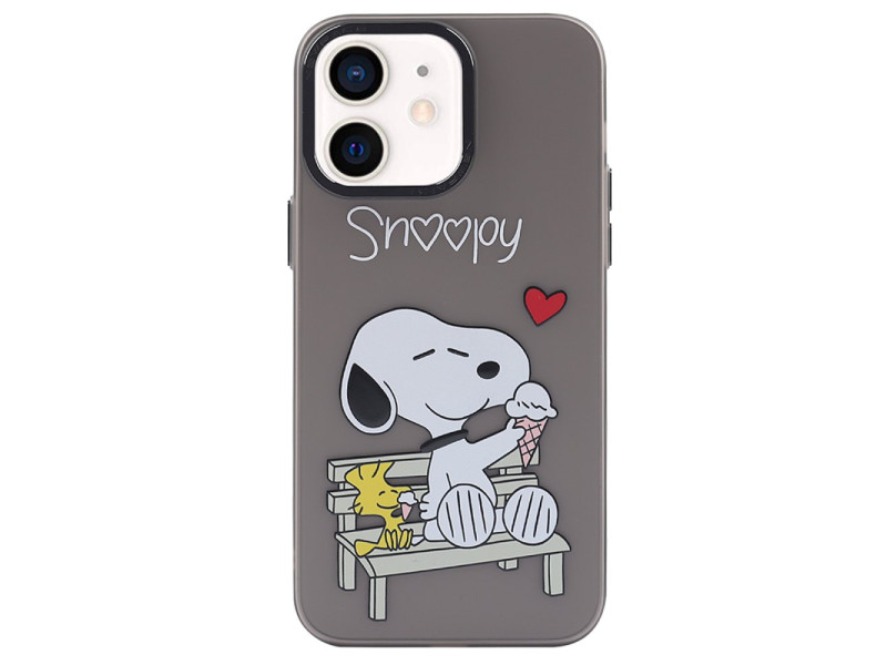 Newface iPhone 12 Kılıf Prada Desenli Kapak - Prada Siyah - 2