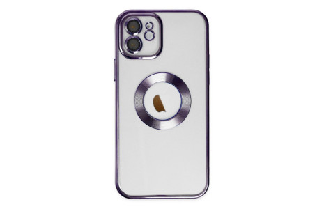 Newface iPhone 12 Kılıf Slot Silikon - Mor