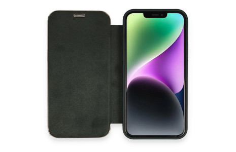 Newface iPhone 12 Pro Kılıf Dolpin Kapaklı - Koyu Yeşil