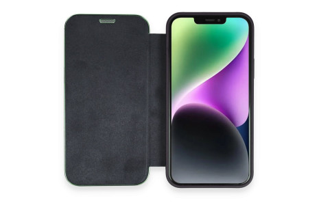 Newface iPhone 12 Pro Kılıf Dolpin Kapaklı - Lacivert