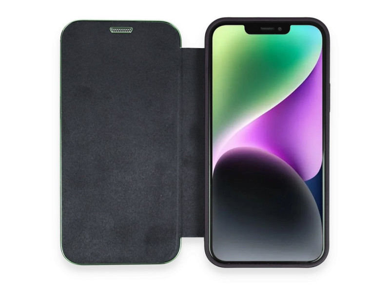 Newface iPhone 12 Pro Kılıf Dolpin Kapaklı - Lacivert
