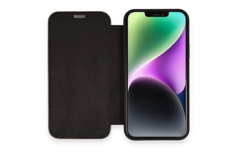 Newface iPhone 12 Pro Kılıf Dolpin Kapaklı - Siyah