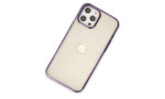Newface iPhone 12 Pro Kılıf Element Silikon - Mor
