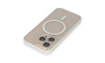 Newface iPhone 12 Pro Kılıf Grand Magneticsafe Kapak - Beyaz