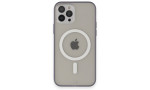 Newface iPhone 12 Pro Kılıf Grand Magneticsafe Kapak - Mor