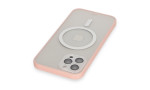 Newface iPhone 12 Pro Kılıf Grand Magneticsafe Kapak - Pembe