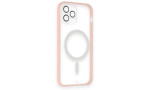 Newface iPhone 12 Pro Kılıf Grand Magneticsafe Kapak - Pembe